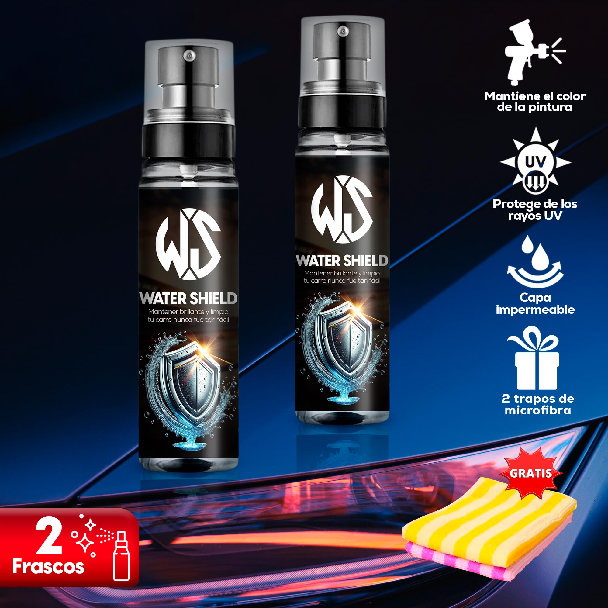 Protector de pintura NANO Water Shield